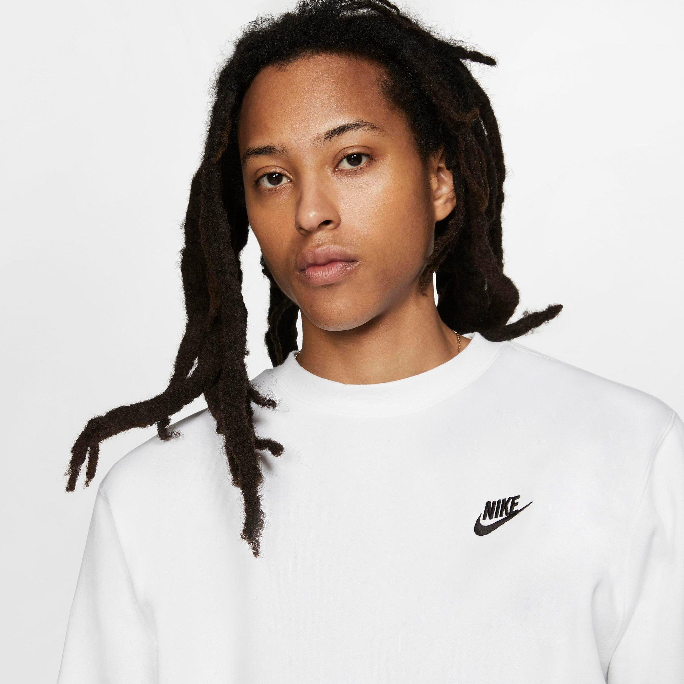 Nithtke Sportswear Club Fleece Crewneck Sweatshirt - White/Black