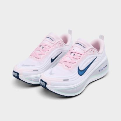 Women's Nike Vomero Plus Running Shoes - Pearl Pink/Midnight Blue/Barely Green/White