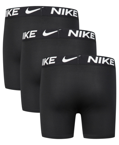 Nike Big Boys 3 PK. Essential Dri-FIT Boxer Briefs - Black