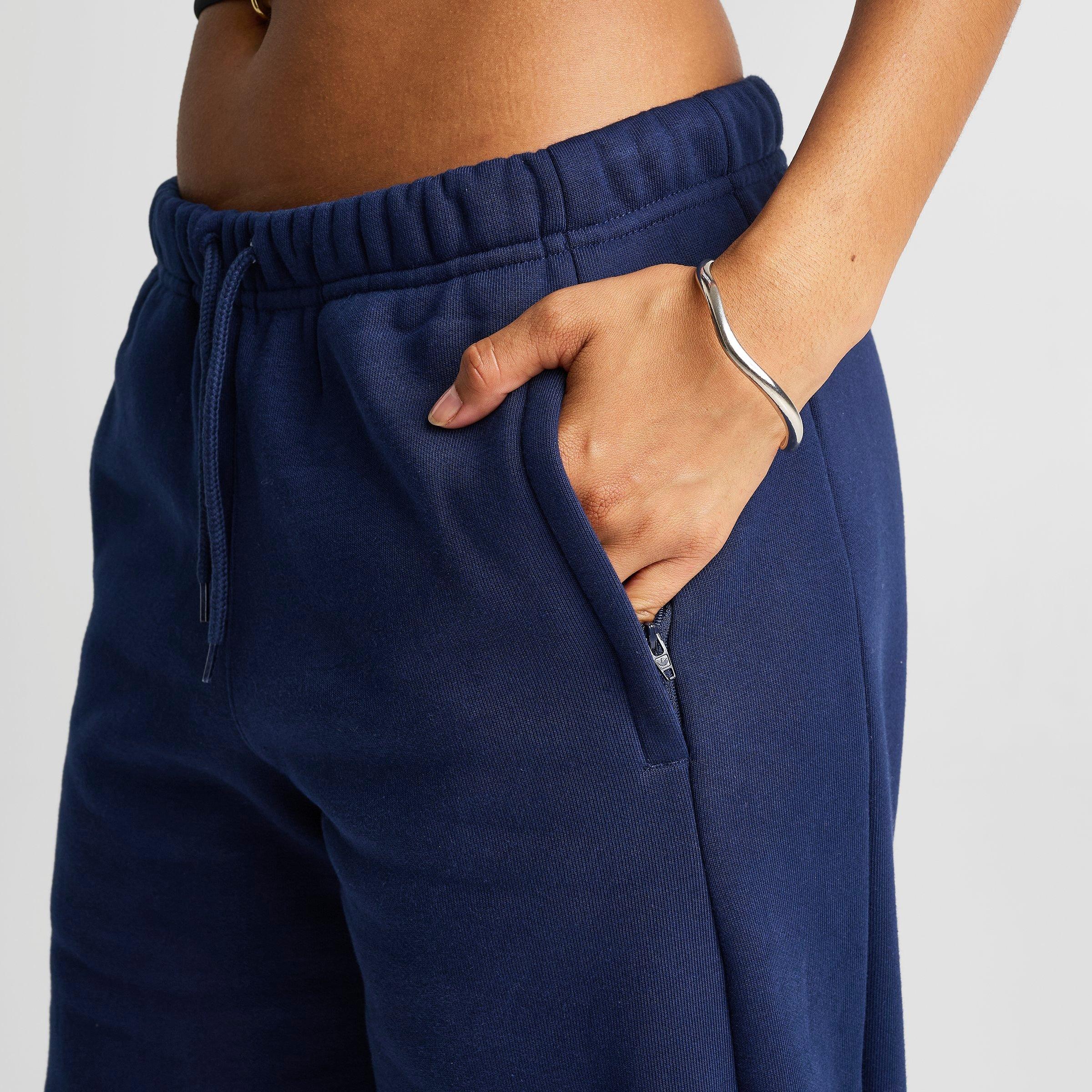 Women's adidas Originals adiSignature NY Wide-Leg Sweatpants - Team Navy Blue