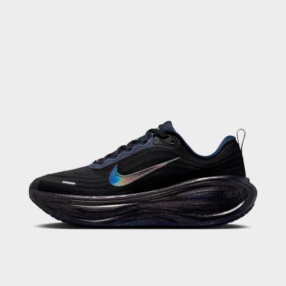 Women's Nithtke Vomero Plus Running Shoes - Part 3 - Pitch Blue/Blur/Blackened Blue/Black - Left shoe facing left. Outside of the shoe.