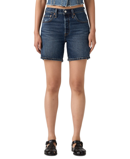 Levi's Women's 501® Mid-Thigh High-Rise Straight-Fit Denim Shorts - Believe Not Short