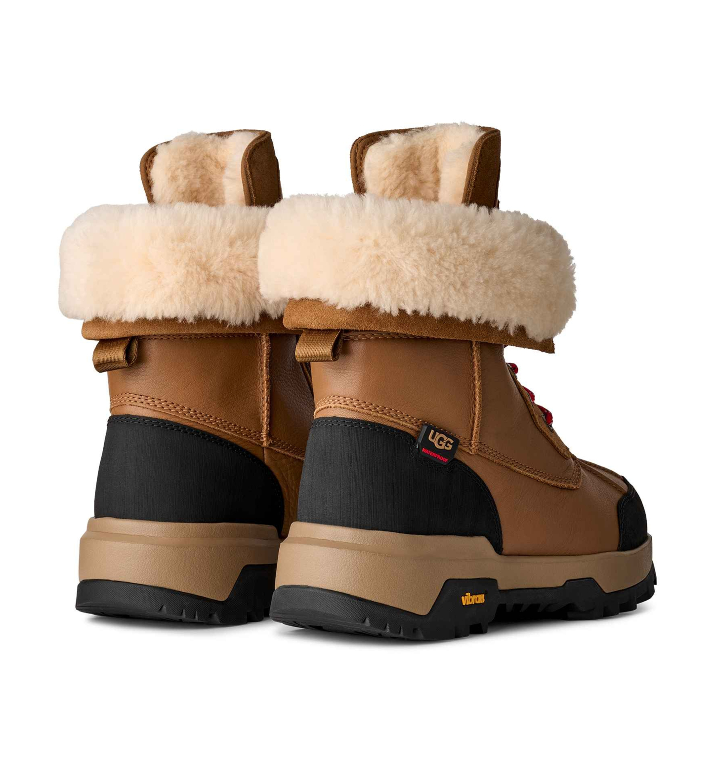 UGG® Women's Adirondack XXV Round Toe Boots - Chestnut