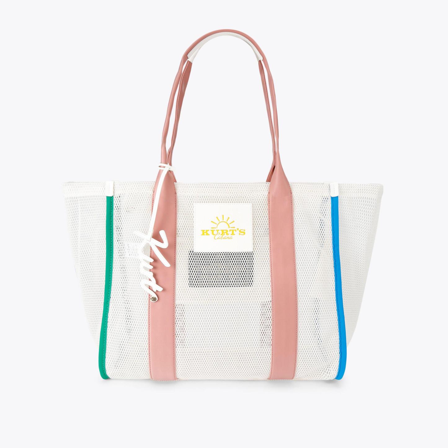 Kurt Geiger London Kurt's Cabana Large Shopper Bag - White
