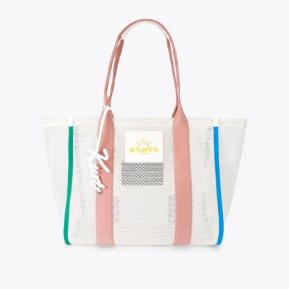 Kurt Geiger London Kurt's Cabana Large Shopper Bag - White