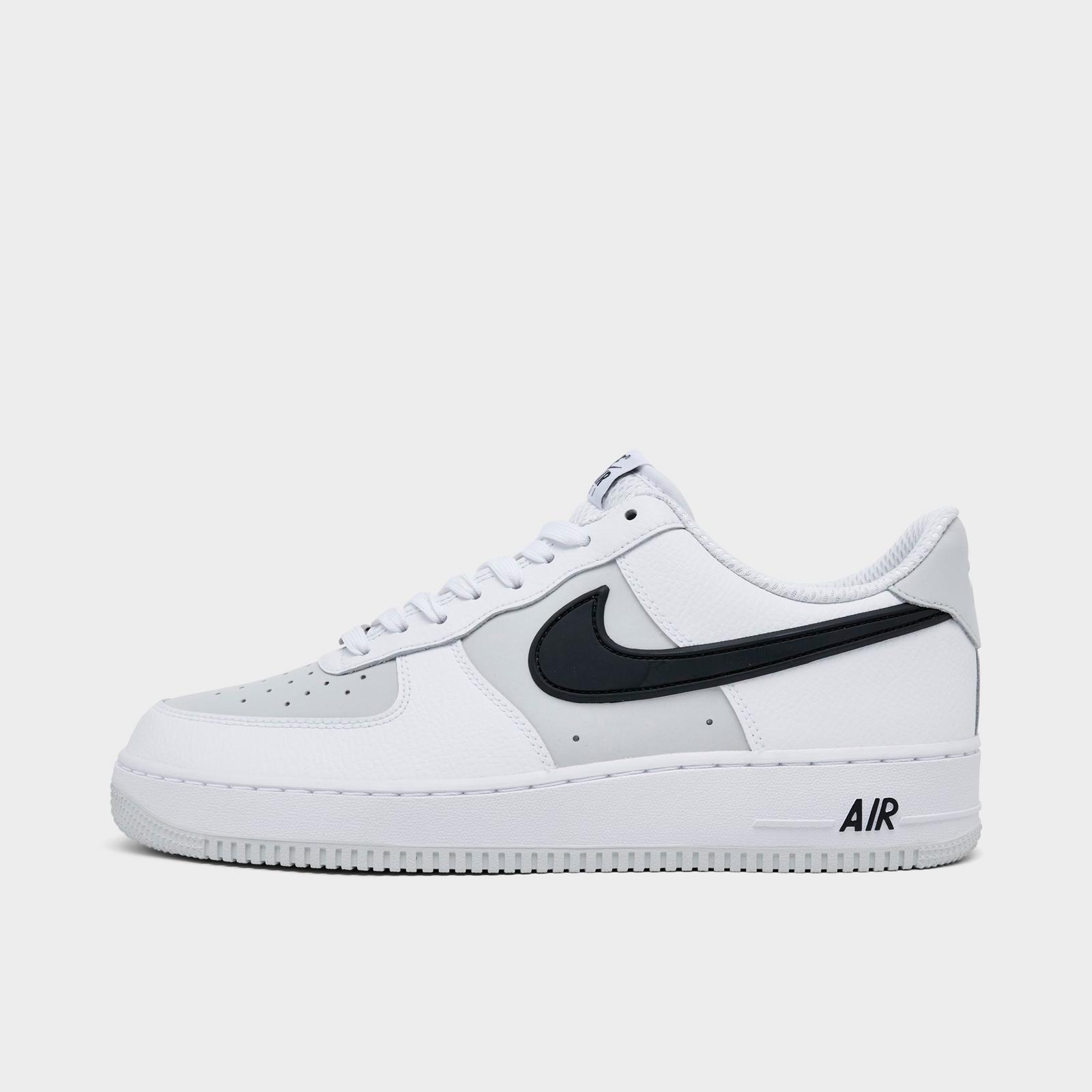 Men's Nike Air Force 1 '07 LV8 Casual Shoes - Black/Iron Grey/Light Smoke Grey (IR1475-100)