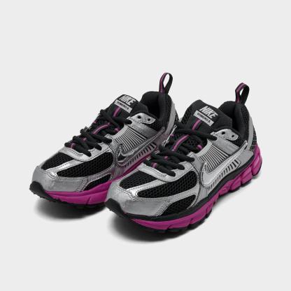 Big Kids' Nithtke Vomero 5 Casual Shoes - Part 1 - Off Noir/Fire Pink/Photon Dust/Metallic Silver - Both shoes facing left