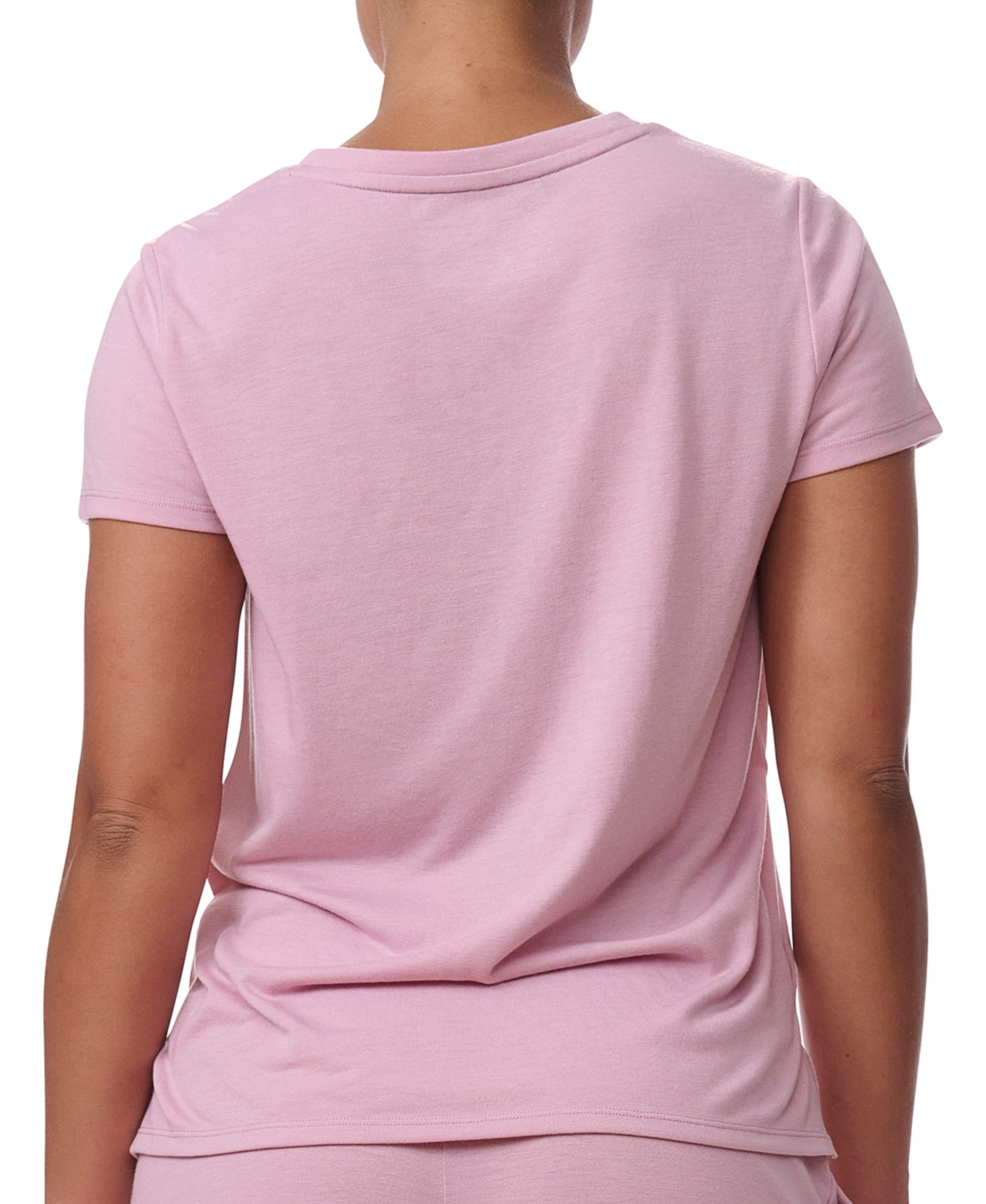 Tommy Hilfiger Women's Short-Sleeve Crewneck Sleep Tee - Breezy Orchid