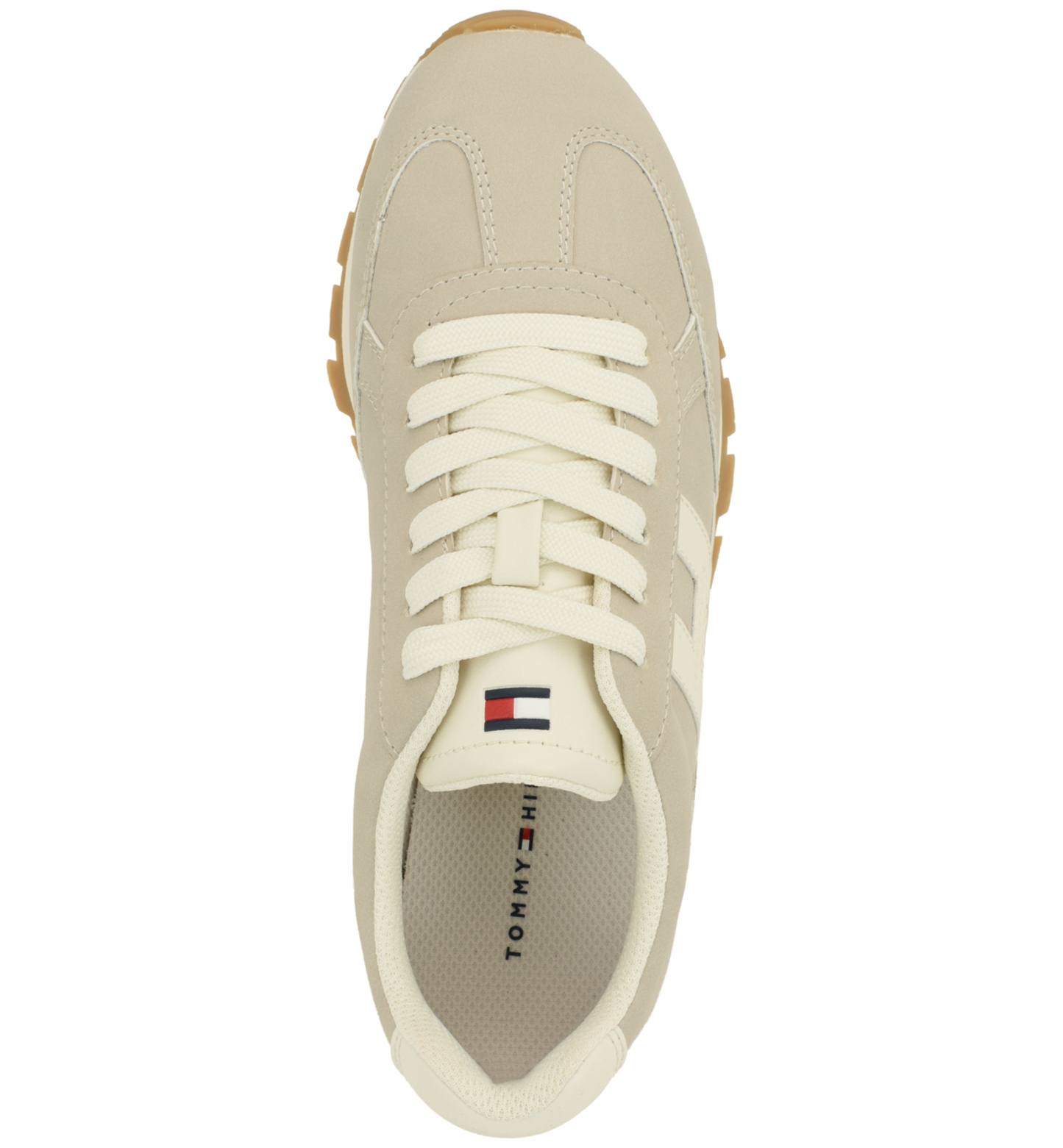 Tommy Hilfiger Women's Hatina Chunky Sole Lace-Up Sneakers - Medium Natural/White