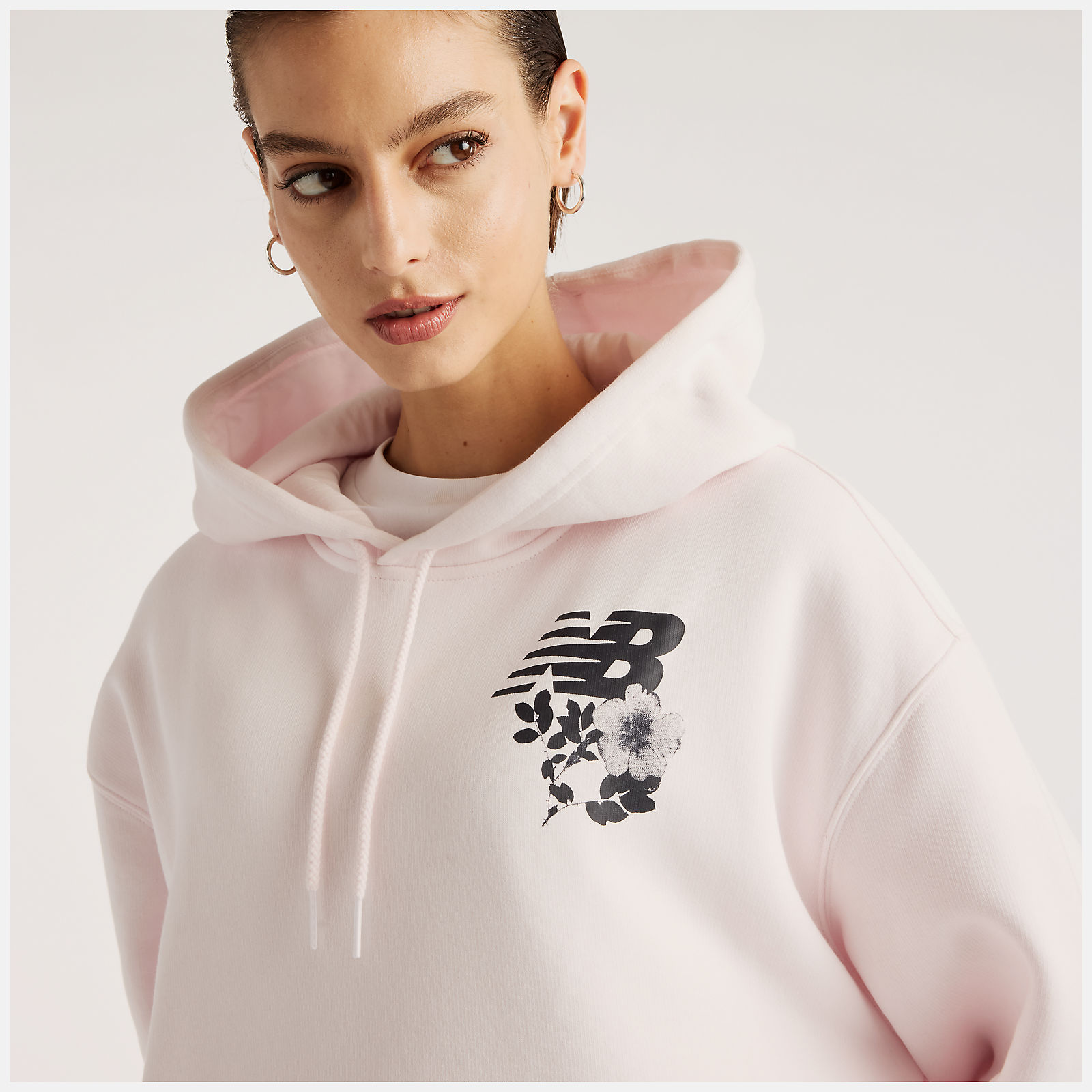 New Balance Pressed Flowers Hoodie, WT62H6F8AAA