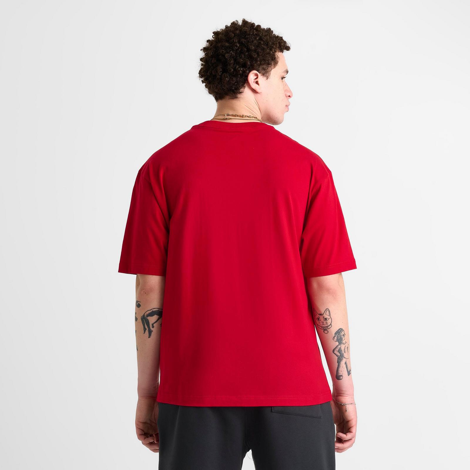 Men's Jordan Embroidered Jumpman T-Shirt - Gym Red/Black - view 4
