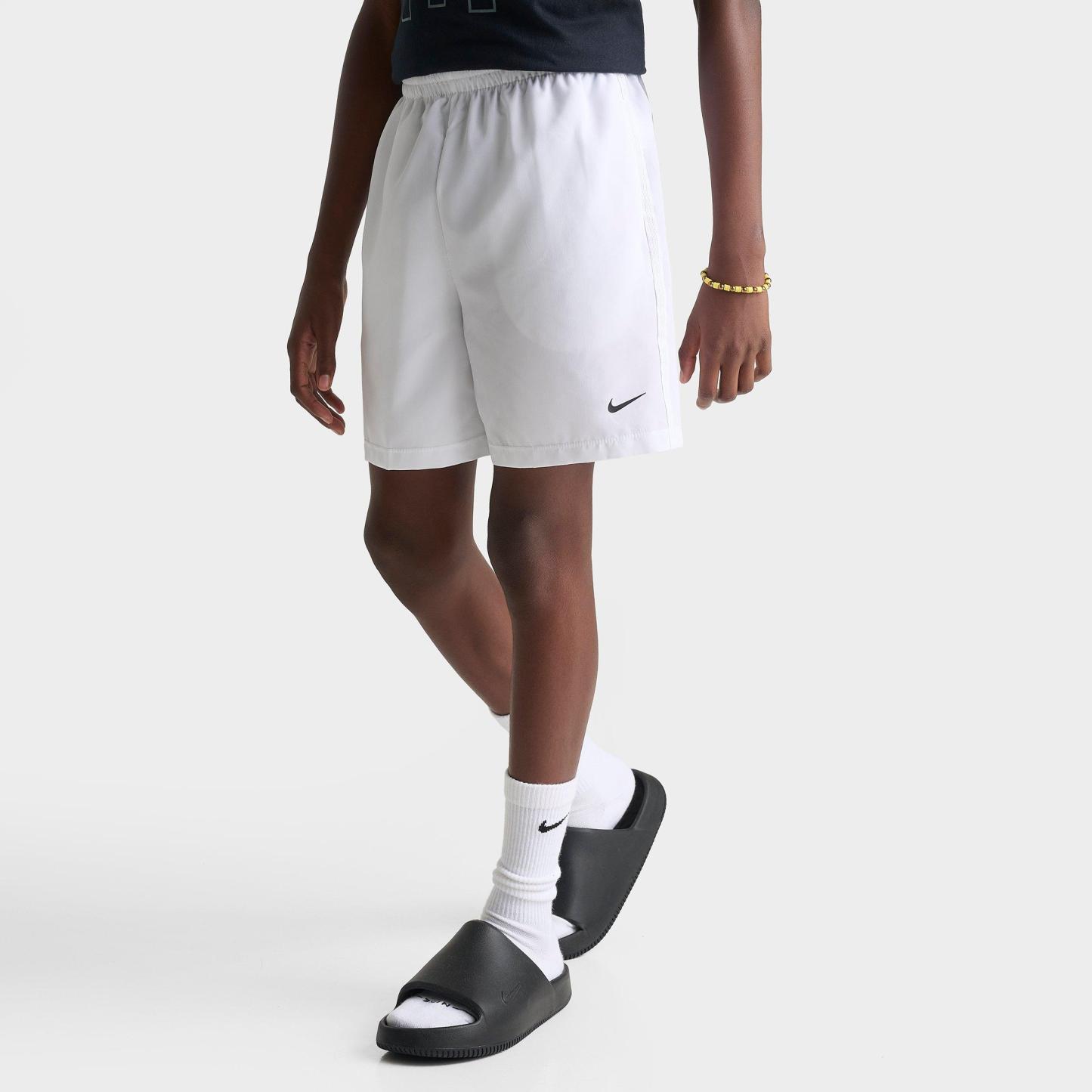 Big Kids' Nithtke Multi Dri-FIT Graphic Training Shorts - White