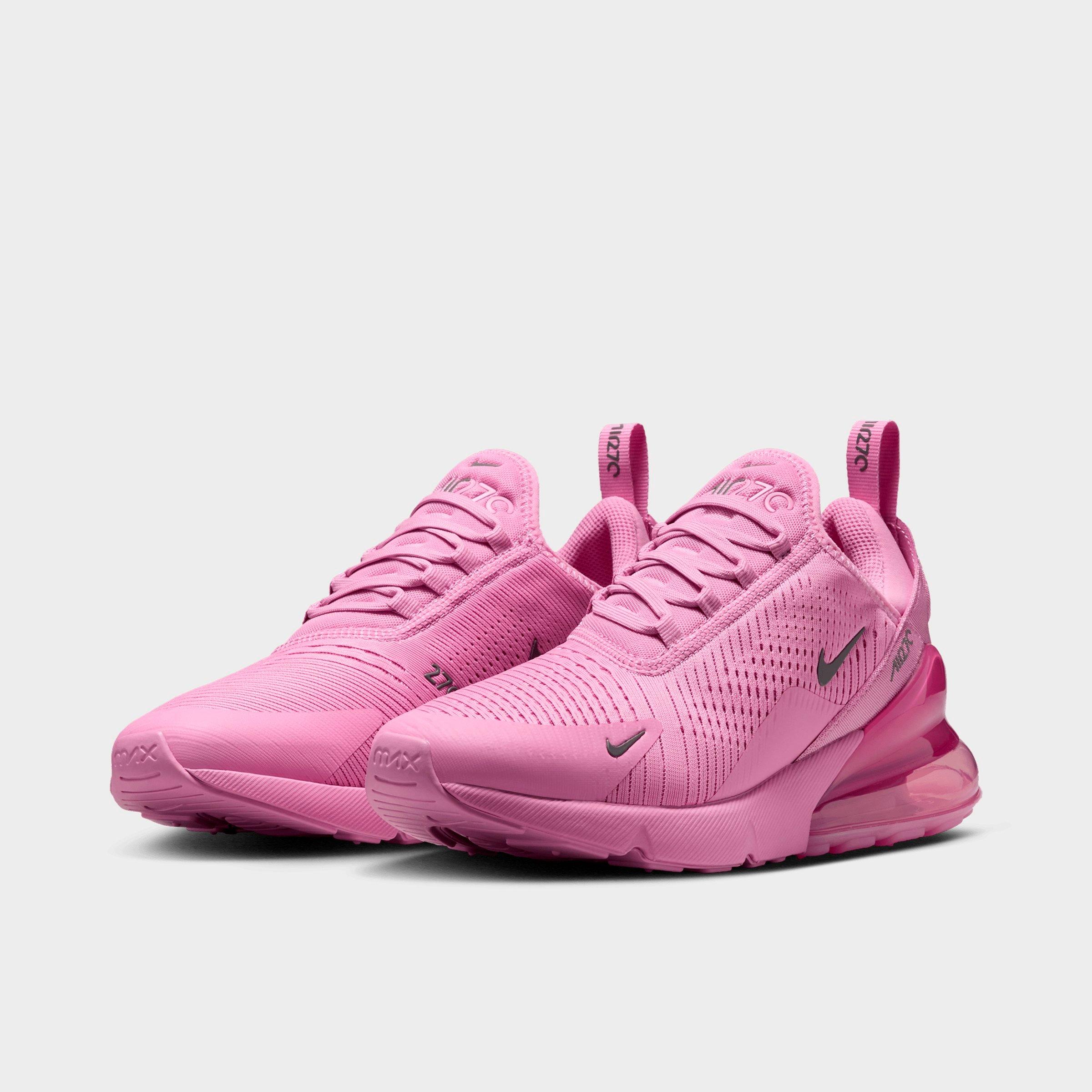 Women's Nithtke Air Max 270 Casual Shoes - Part 1 - Light Magenta/Light Magenta/Smoke Grey - Both shoes facing left