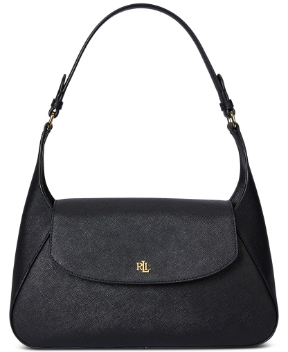Lauren Ralph Lauren Schylar Small Slim Shoulder Bag - Black