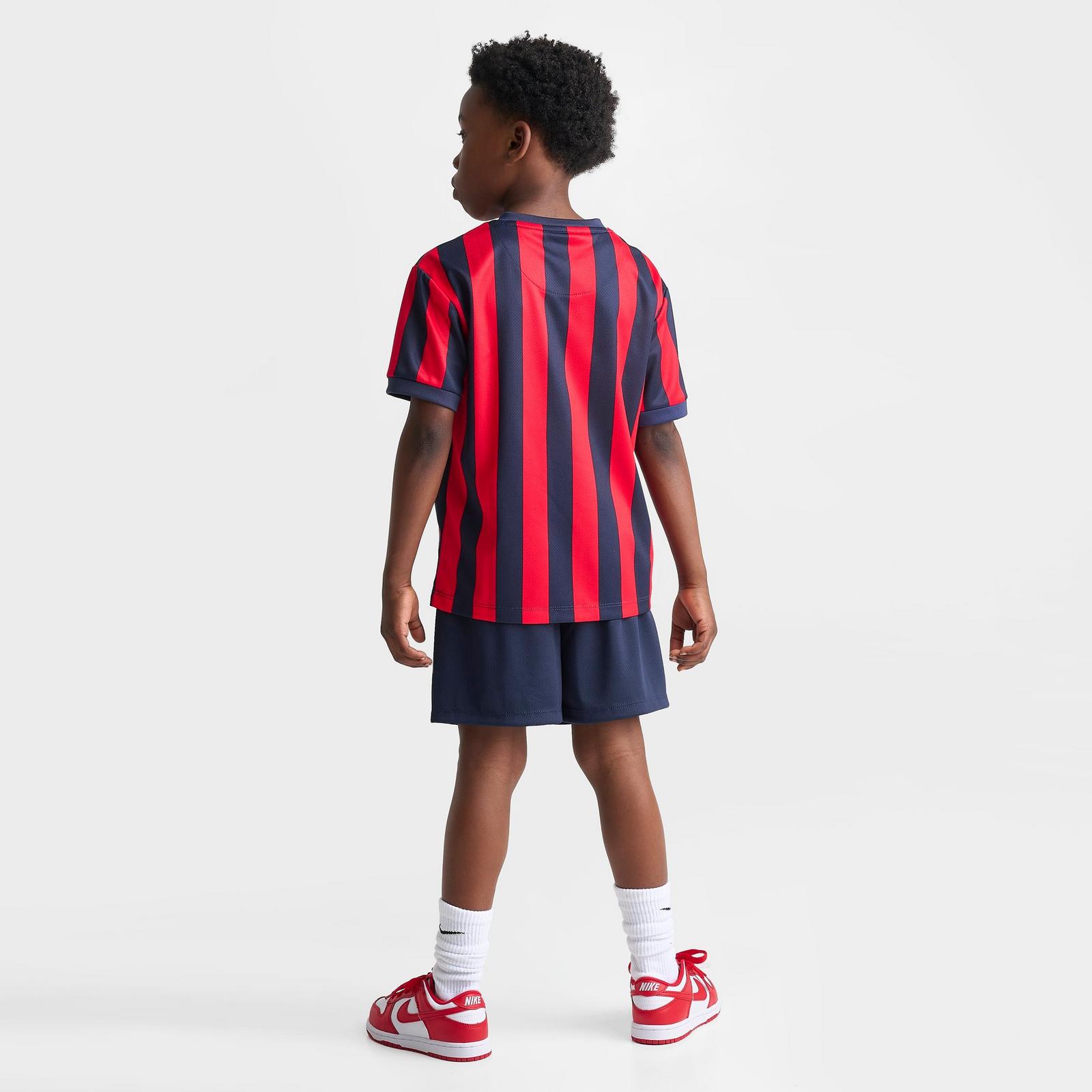 Little Kids' Nike Goal Mode Soccer Jersey and Shorts Set - Midnight Navy