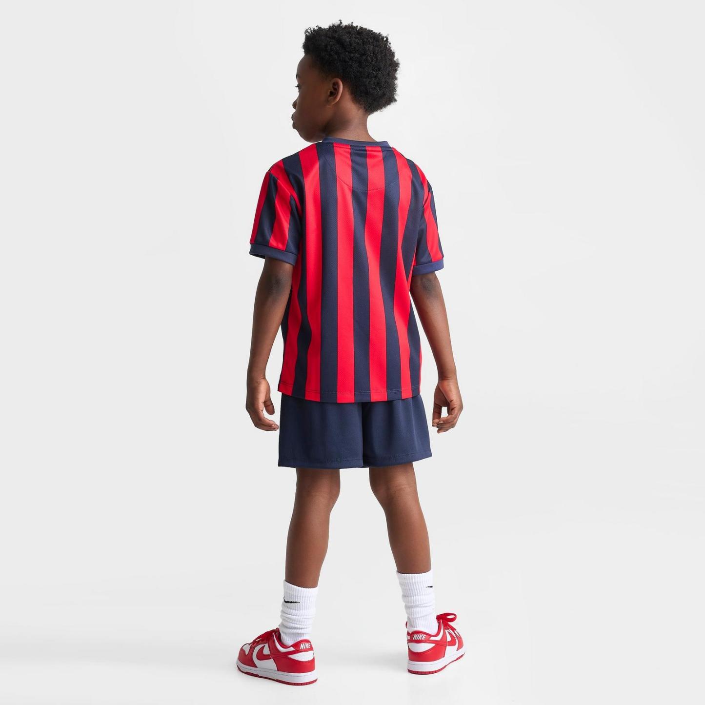 Little Kids' Nike Goal Mode Soccer Jersey and Shorts Set - Midnight Navy
