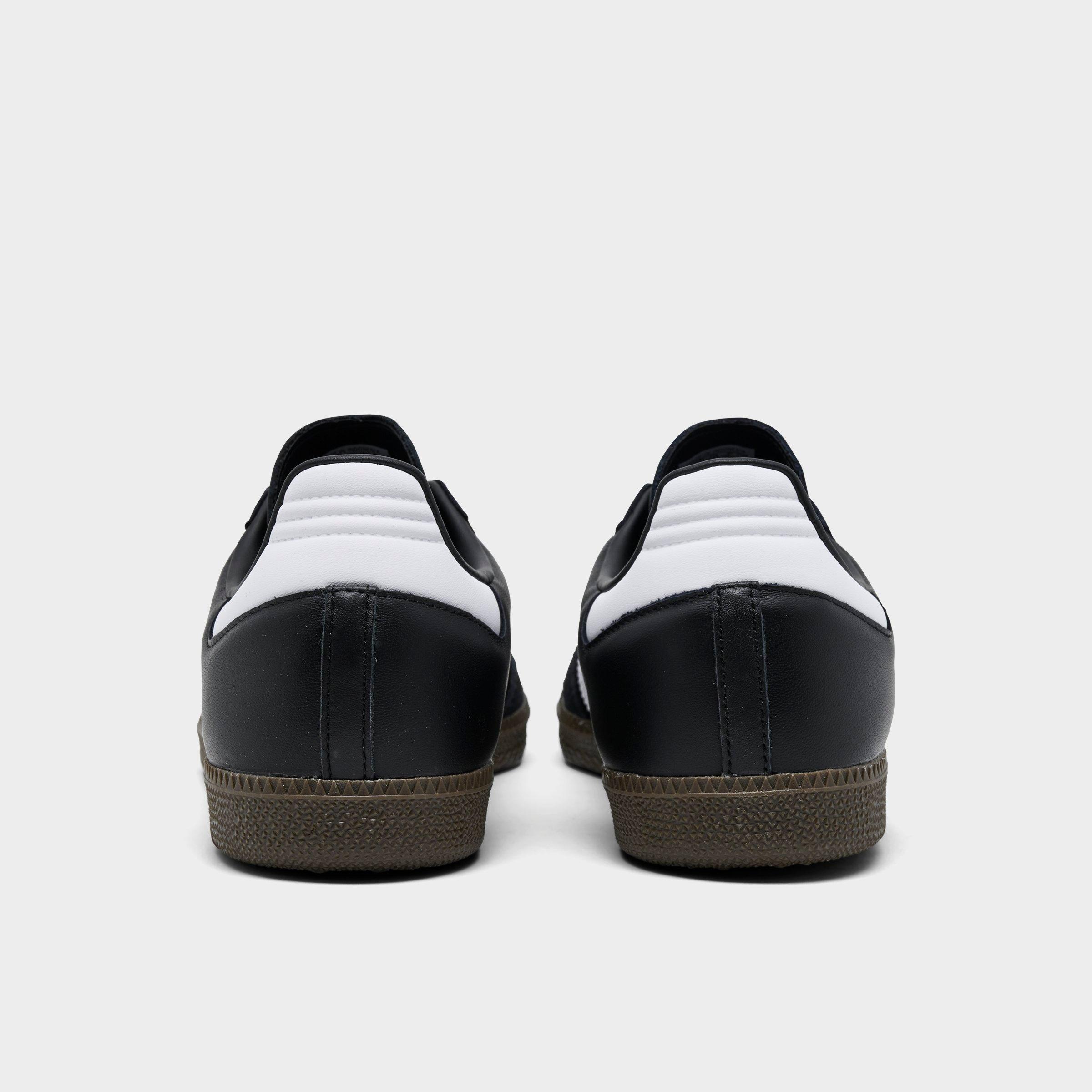 Men's adidas Originals Samba OG Casual Shoes - Part 2 - Black/White/Gum - Back view