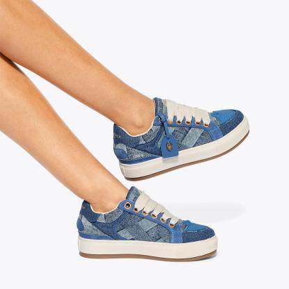 Kurt Geiger London Southbank Tag Sneaker - Blue - view 2