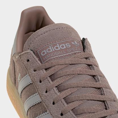Women's adidas Originals Handball Spezial Casual Shoes - Part 1 - Trace Brown/Coffee Metallic/Gum - Detail shot