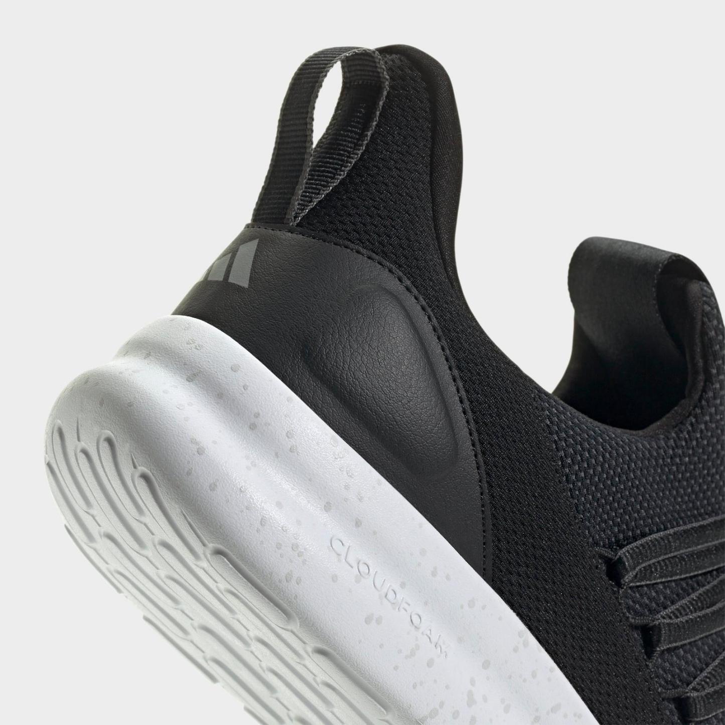 Men's adidas Lite Racer Adapt 7.0 Casual Shoes - Black/Grey/Grey - view 3