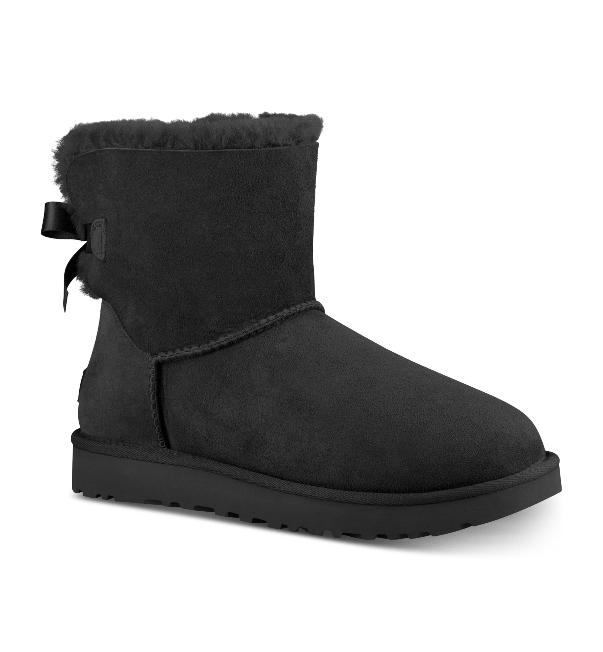 UGG® Women's Mini Bailey Bow II Slip-On Booties - Black