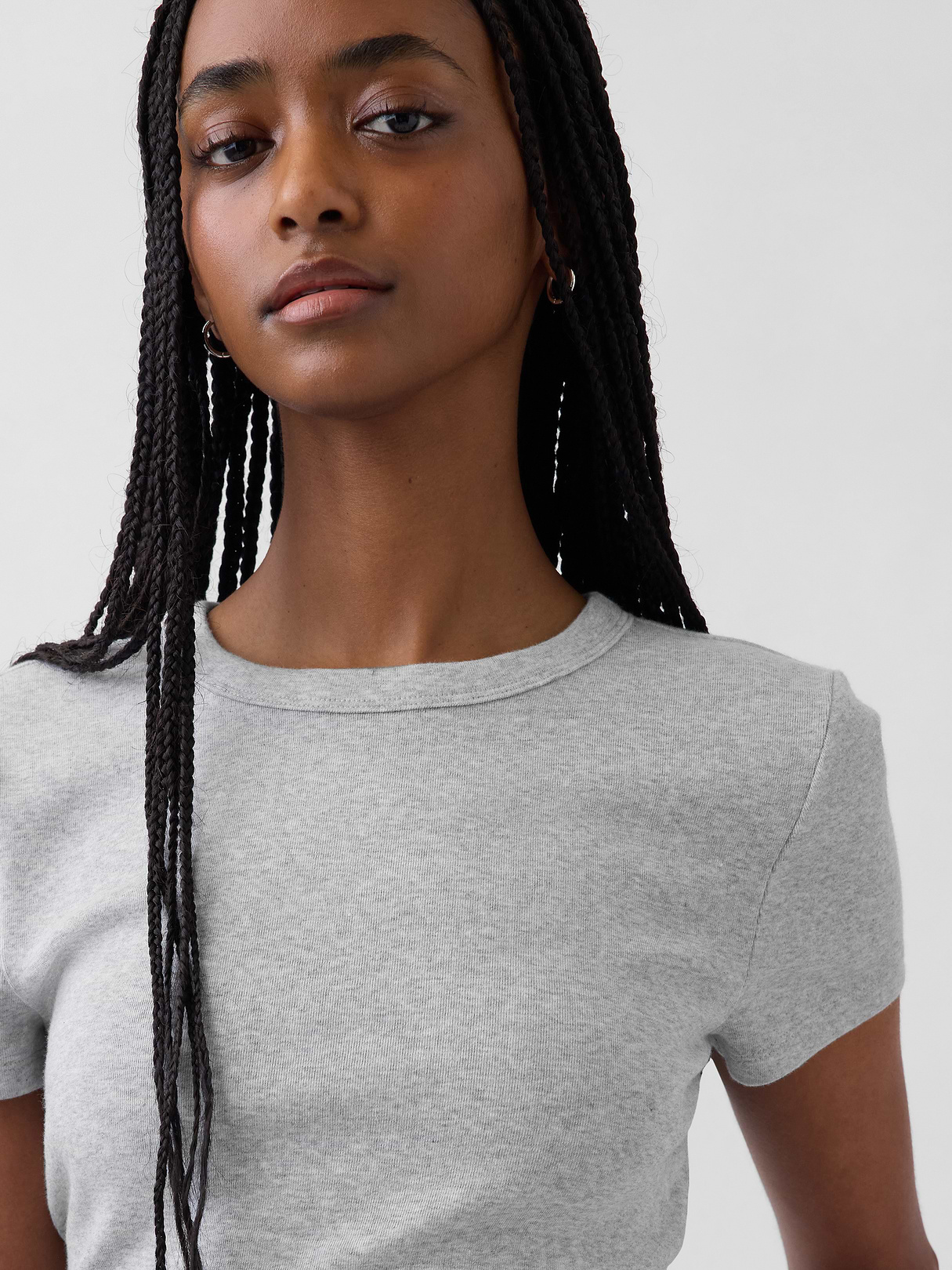 Modern Crew T-Shirt - Heather grey