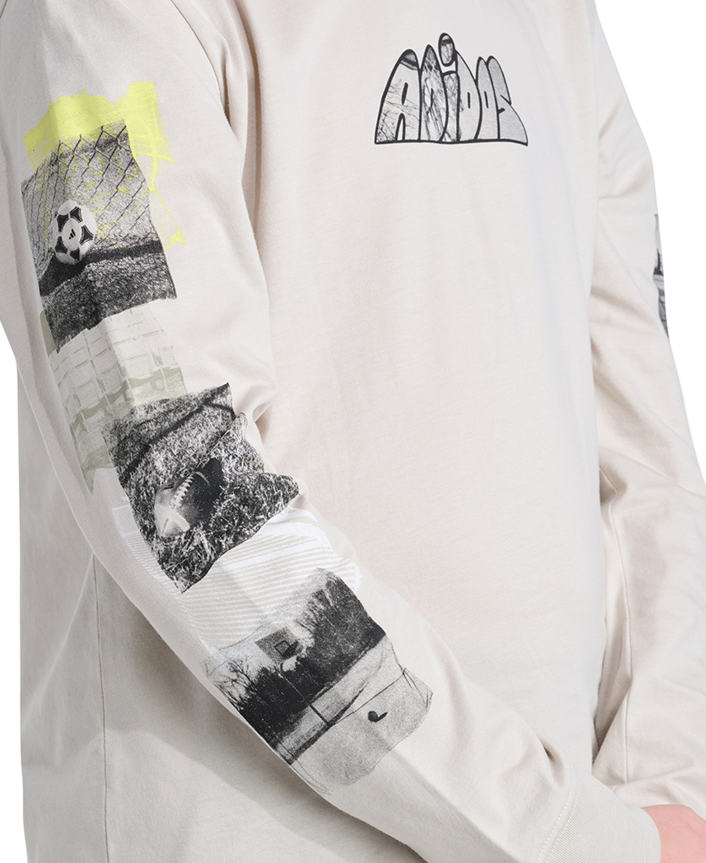 adidas Boys' 8-20 Long-Sleeve Hooded Photoreal Sport T-Shirt - Wonder Alumina