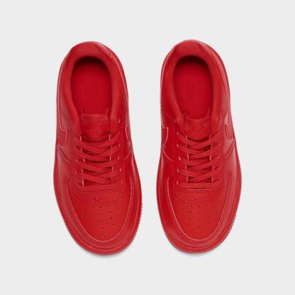 Little Kids' Nike Force 1 Casual Shoes - University Red/University Red/Black