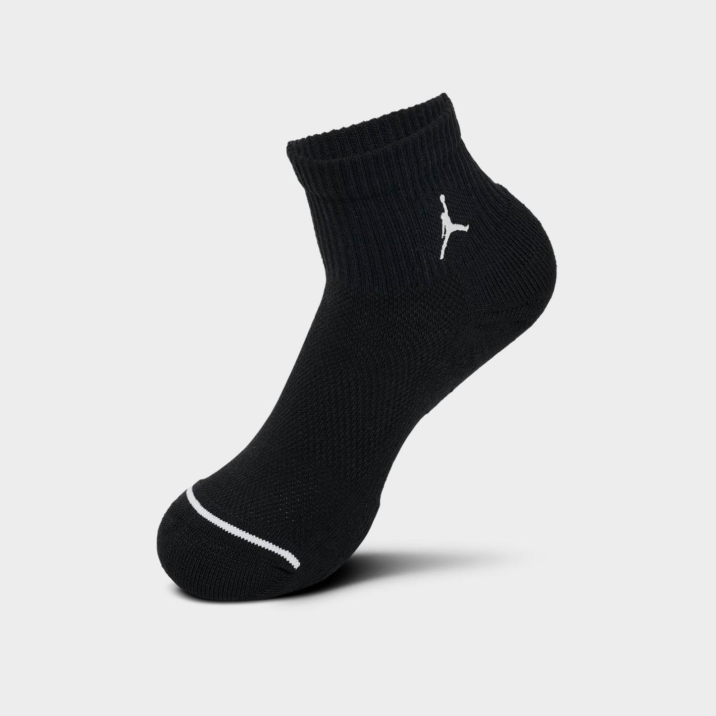 Jordan Everyday Ankle Socks (3-Pack) - Black - view 3