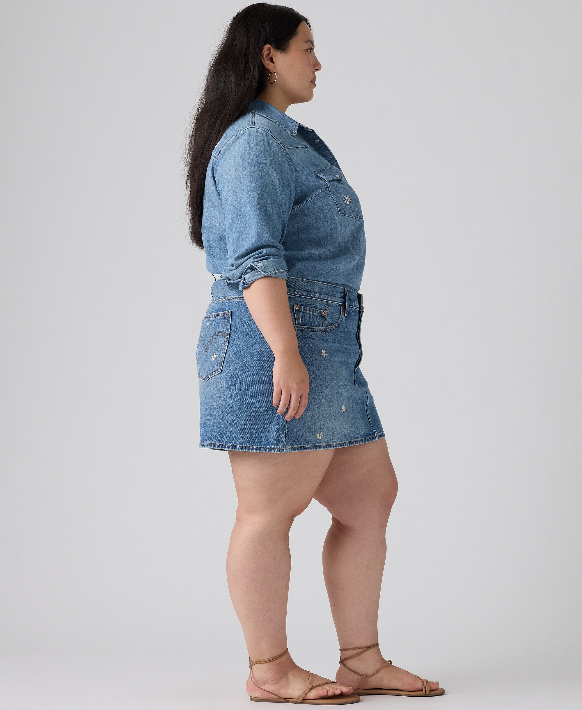 Levi's Premium Women's Icon Cotton Denim Skirt - Bee In The Bonnet Skirt