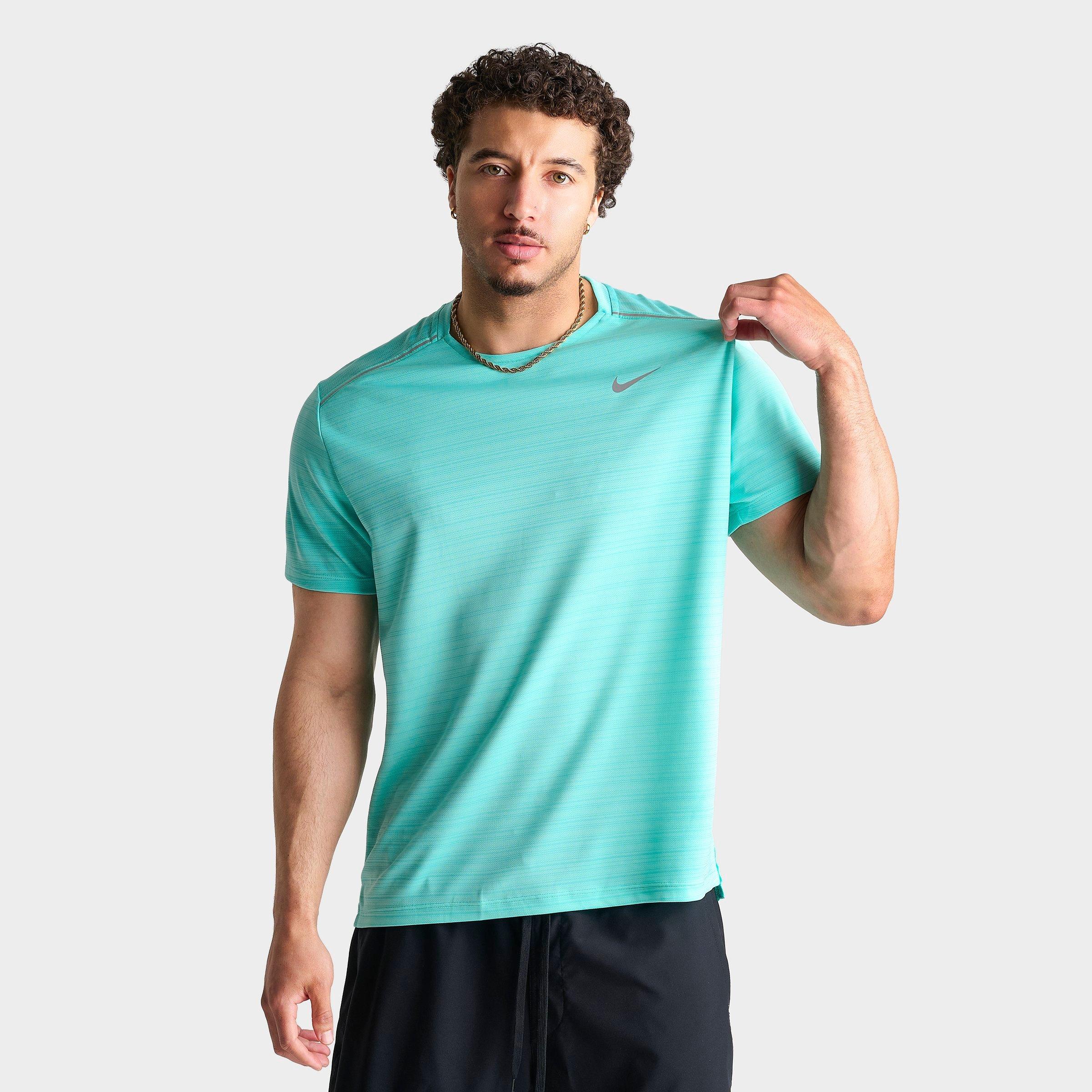 Men's Nithtke Miler Dri-FIT Running T-Shirt - Hyper Turquoise