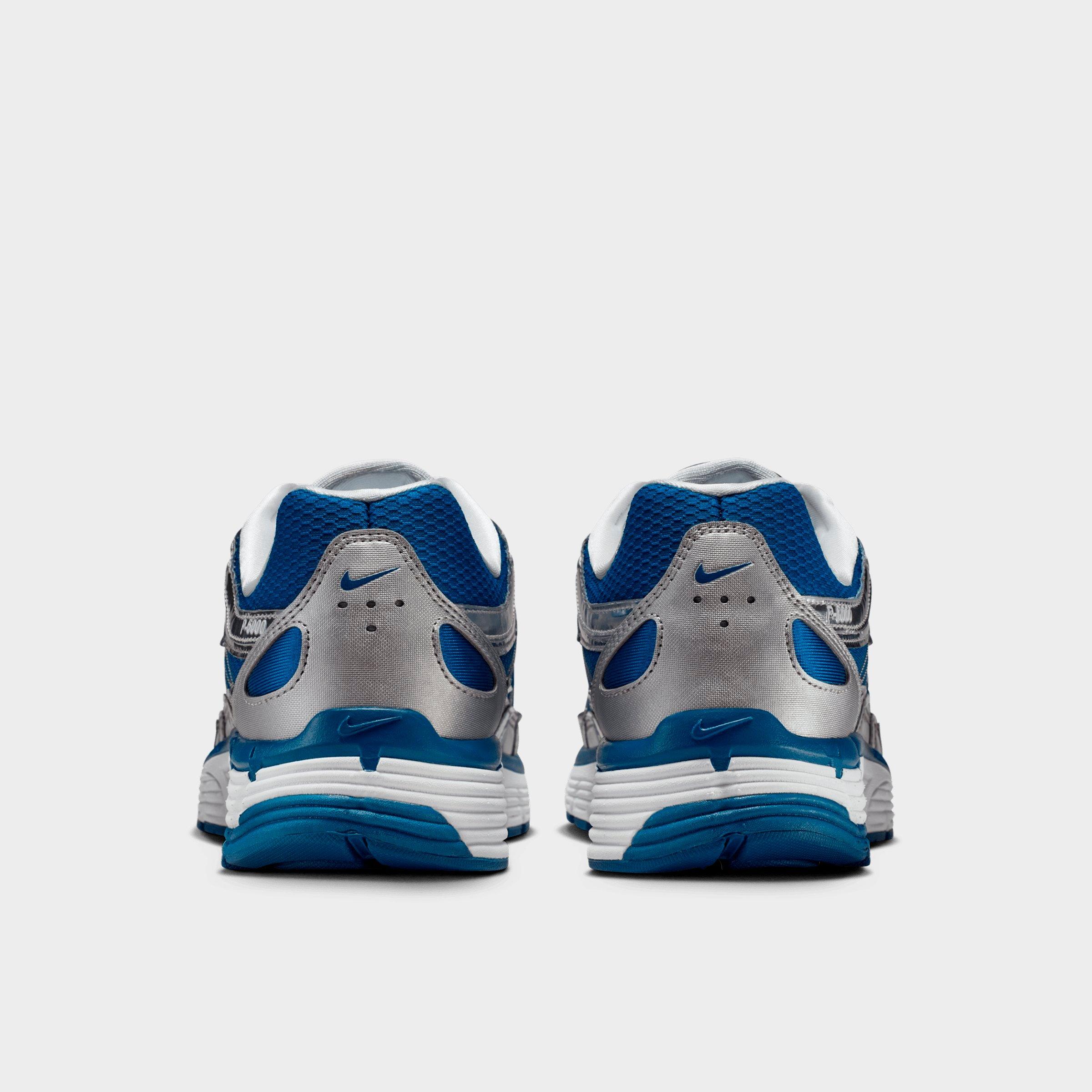 Men's Nithtke P-6000 Casual Shoes - Part 1 - Court Blue/White/Metallic Silver - Back view