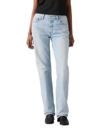 Levi's Premium Women's 501 90's Mid-Rise Straight-Fit Jeans 30" - Office Refresh