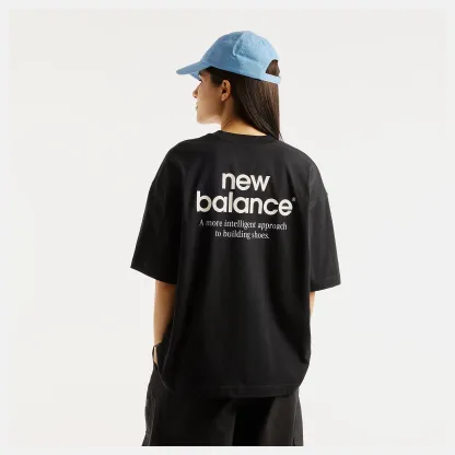 New Balance Intelligent Relaxed T-Shirt, WT62N59VBK