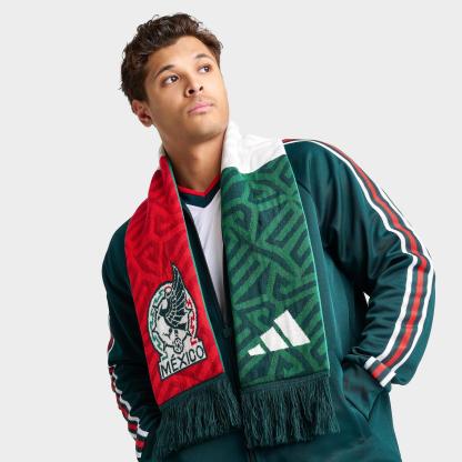 adidas FMF Mexico Scarf - Bold Green/Aurora Ivy - view 1