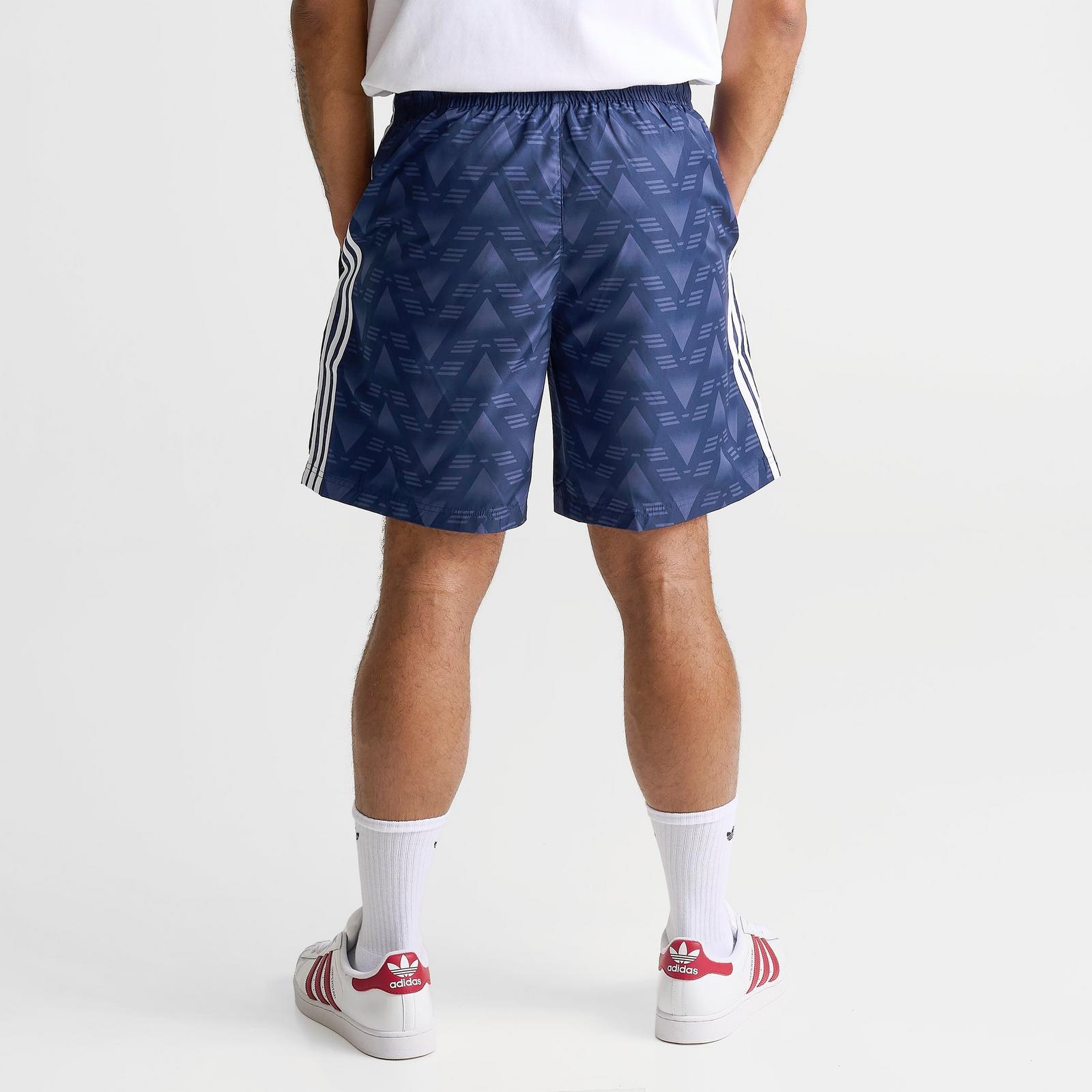 Men's adidas Originals Allover Graphic Print Woven Shorts - Collegiate Navy - view 4