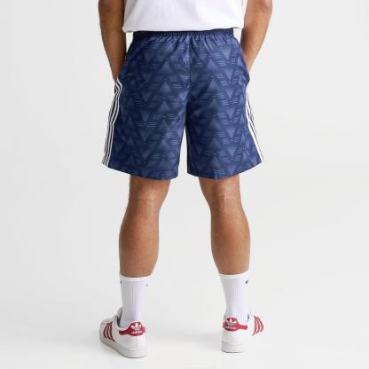 Men's adidas Originals Allover Graphic Print Woven Shorts - Collegiate Navy - view 4