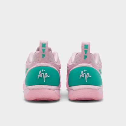 Nithtke A'Two A'ja Wilson Basketball Shoes - Part 1 - Pink Foam/Light Menta - Back view