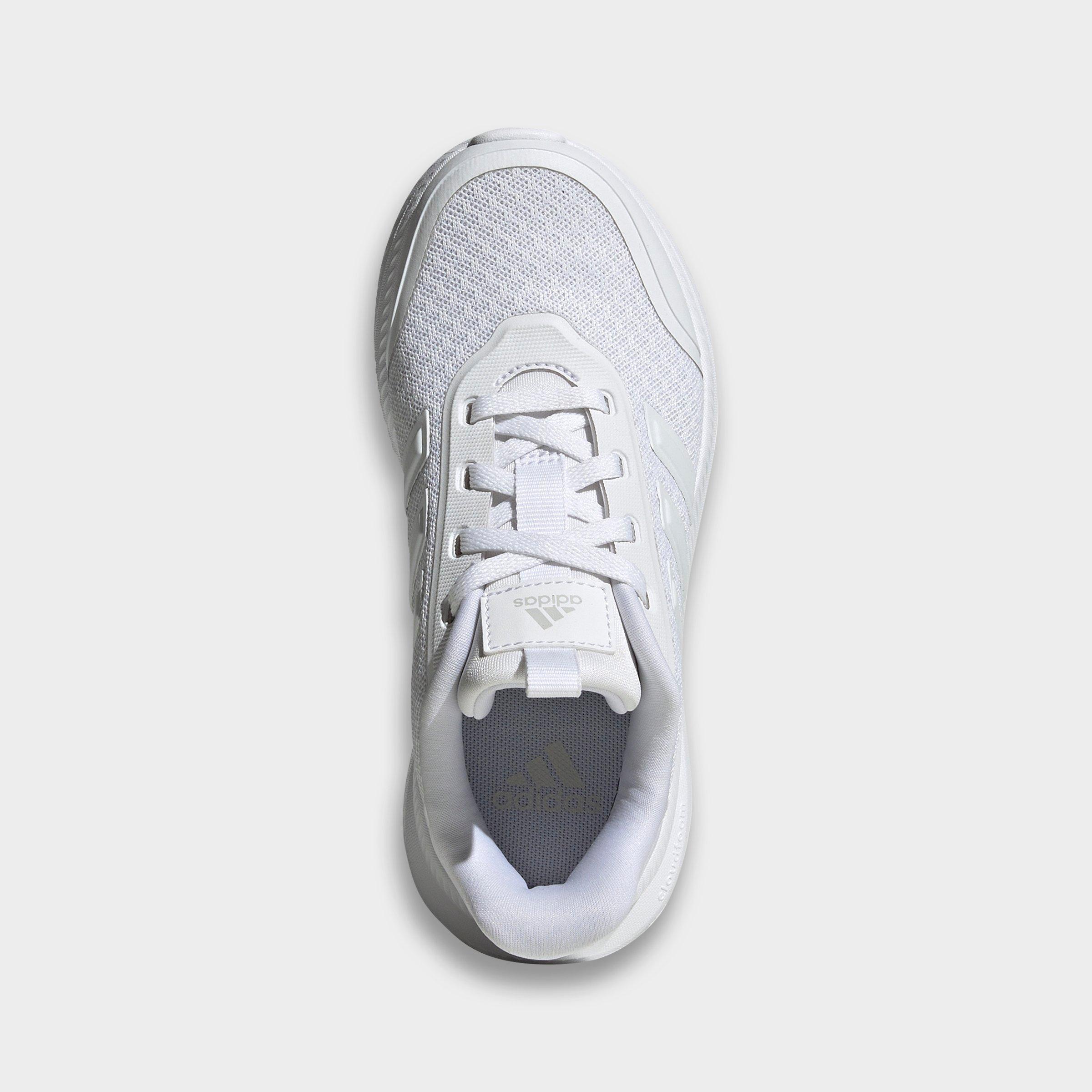 Big Kids' adidas X_PLRPATH Casual Shoes - White - Top view