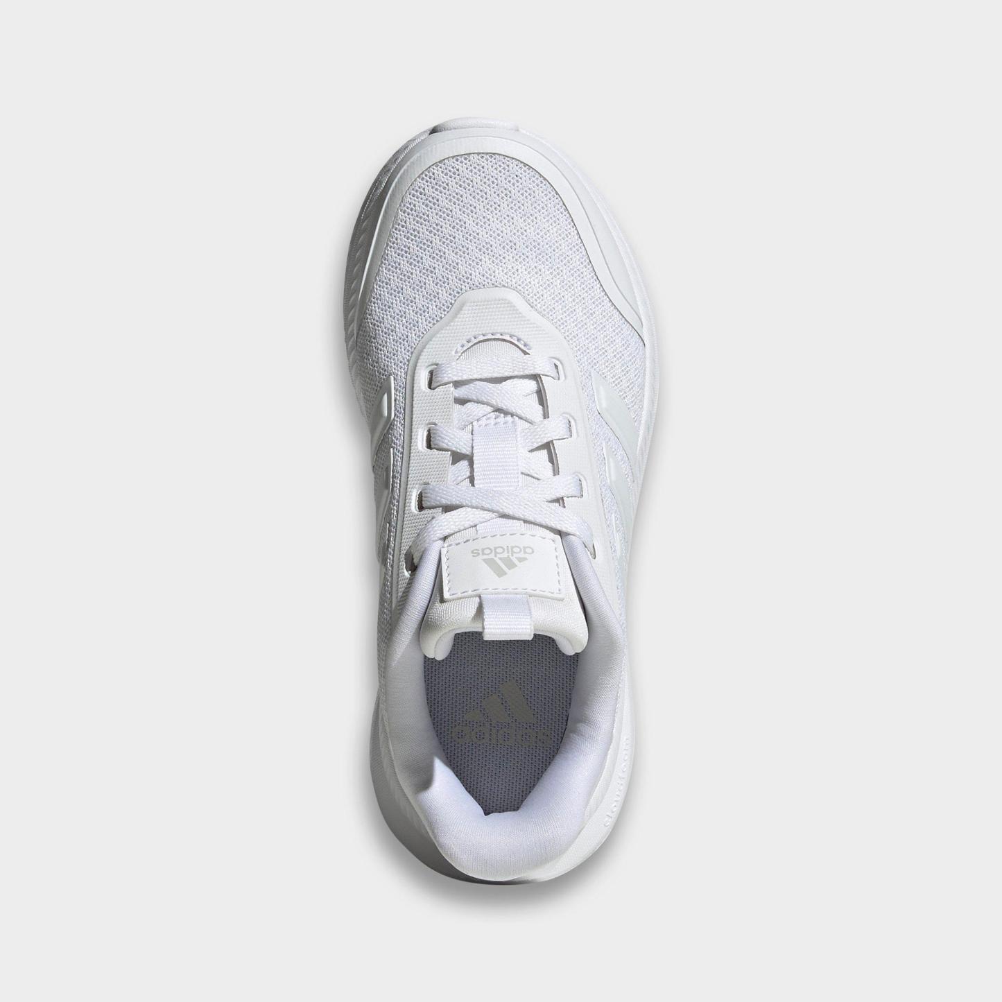 Big Kids' adidas X_PLRPATH Casual Shoes - White - Top view