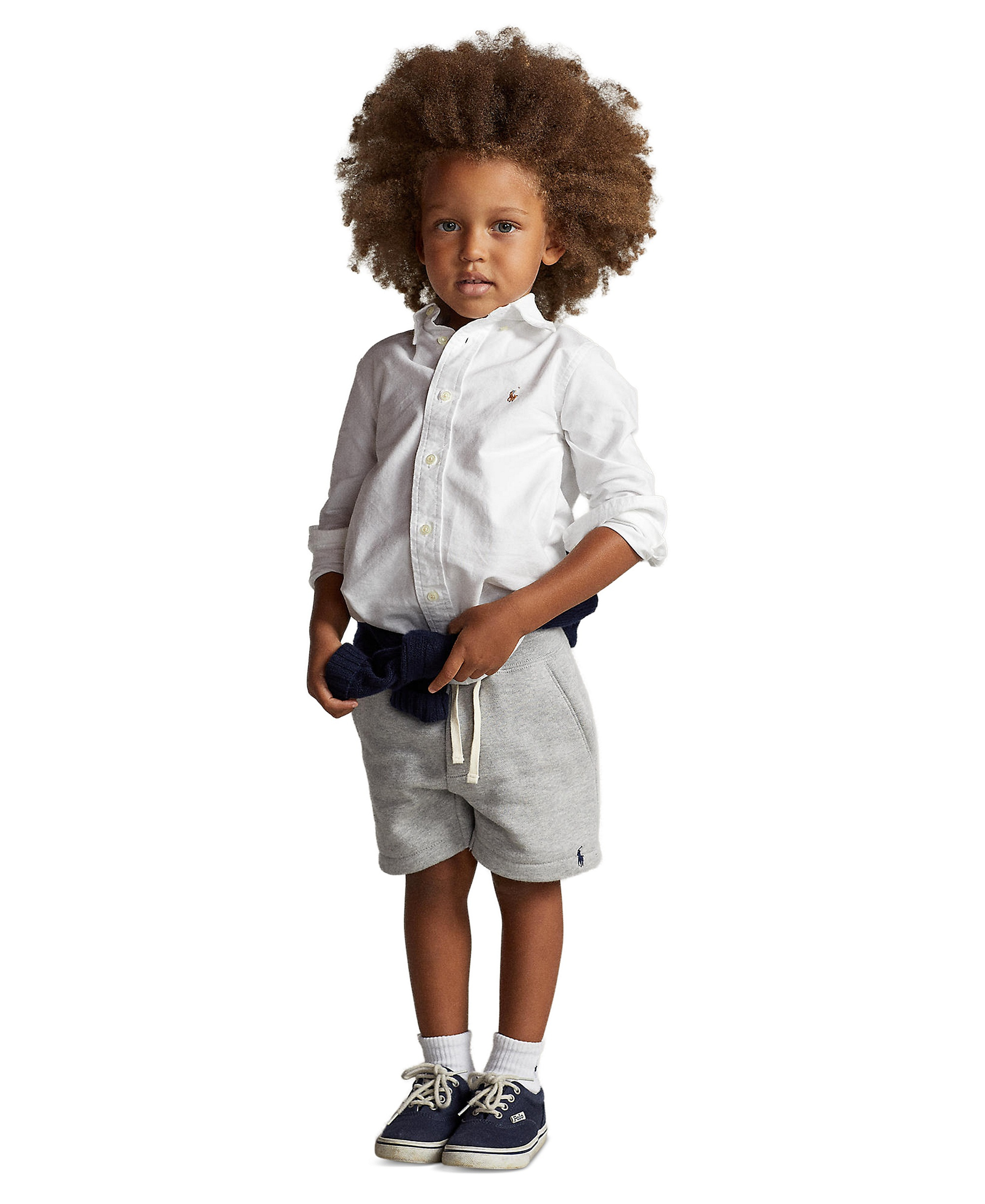 Polo Ralph Lauren Boys' 2T-7 Cotton Oxford Shirt - White