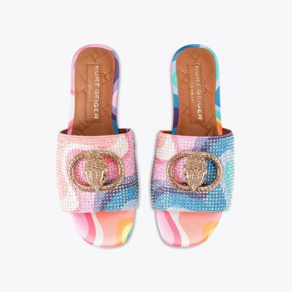 Kurt Geiger London Chelsea Flat Sandal - Multi Colored - view 3