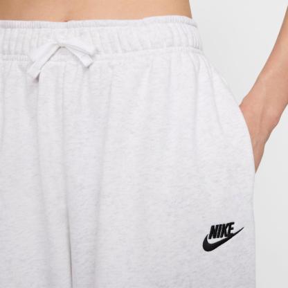 Women's Nithtke Sportswear Club Fleece Mid-Rise Oversized Sweatpants - Birch Heather/Black