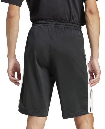 adidas Men's Three-Stripes 10" Tricot Shorts - Black/White