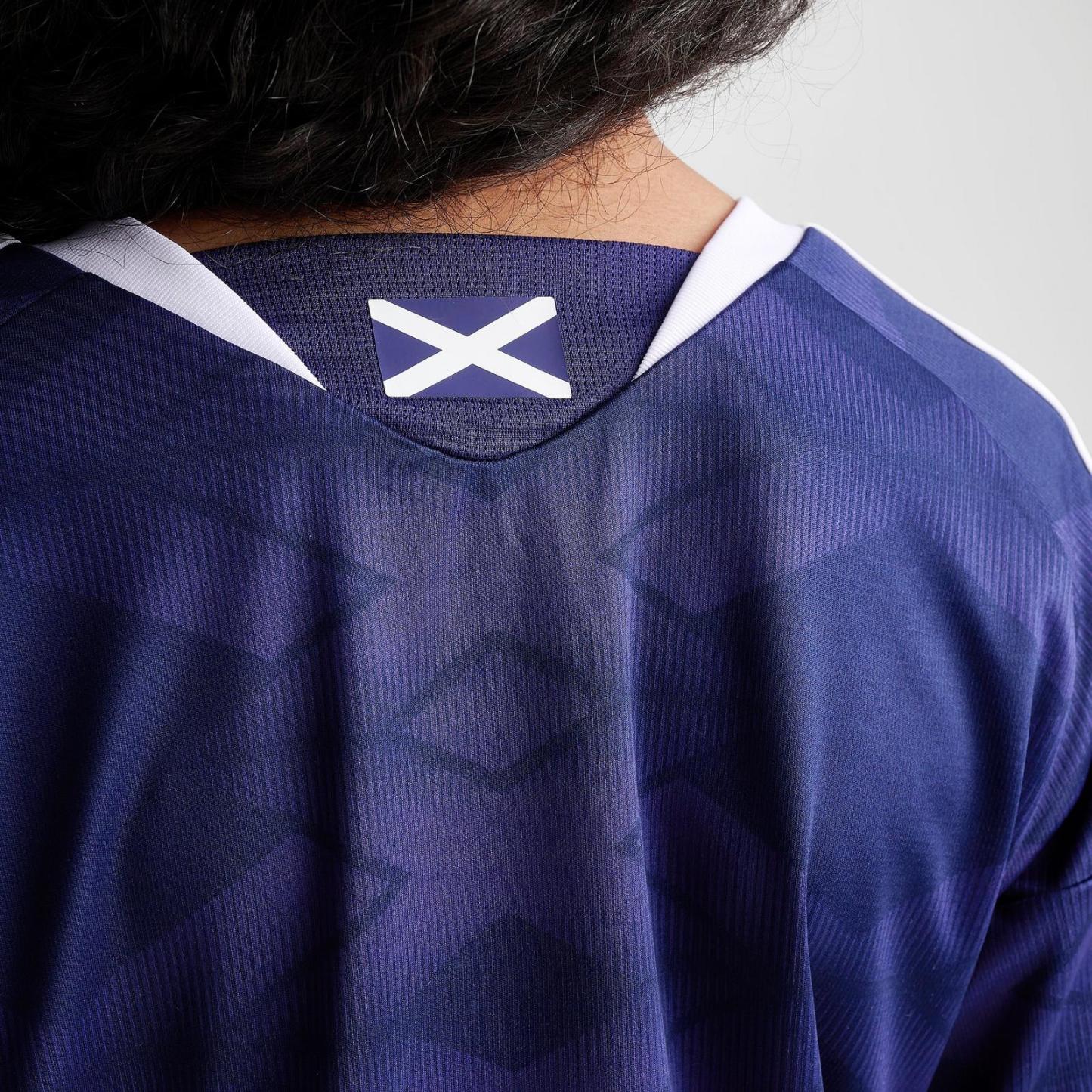 Big Kids' adidas Scotland Home Replica Soccer Jersey - Night Sky - view 6