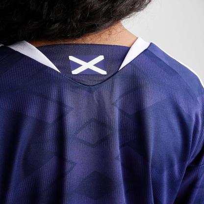 Big Kids' adidas Scotland Home Replica Soccer Jersey - Night Sky - view 6