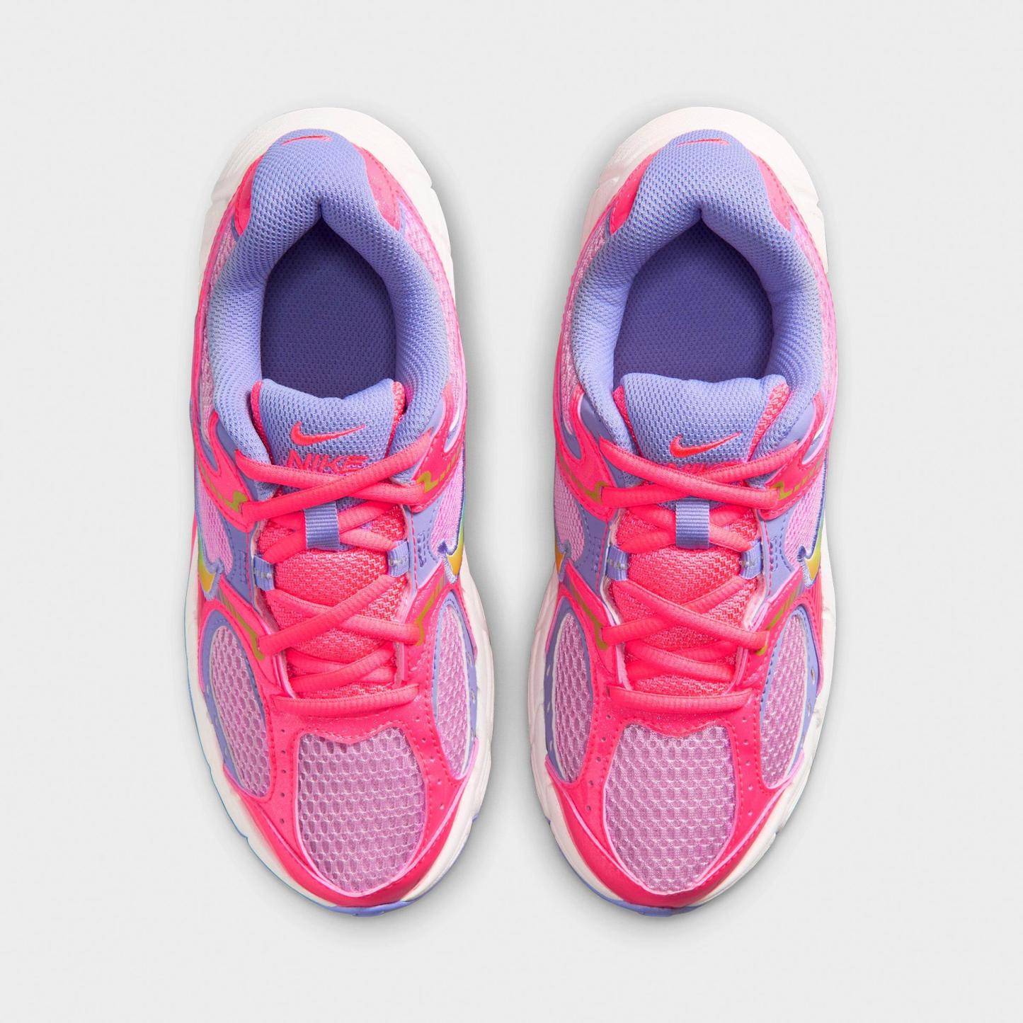 Big Kids' Nithtke V5 RNR Casual Shoes - Hot Punch/Pink Rise/Light Thistle/Multi-Color - Top view