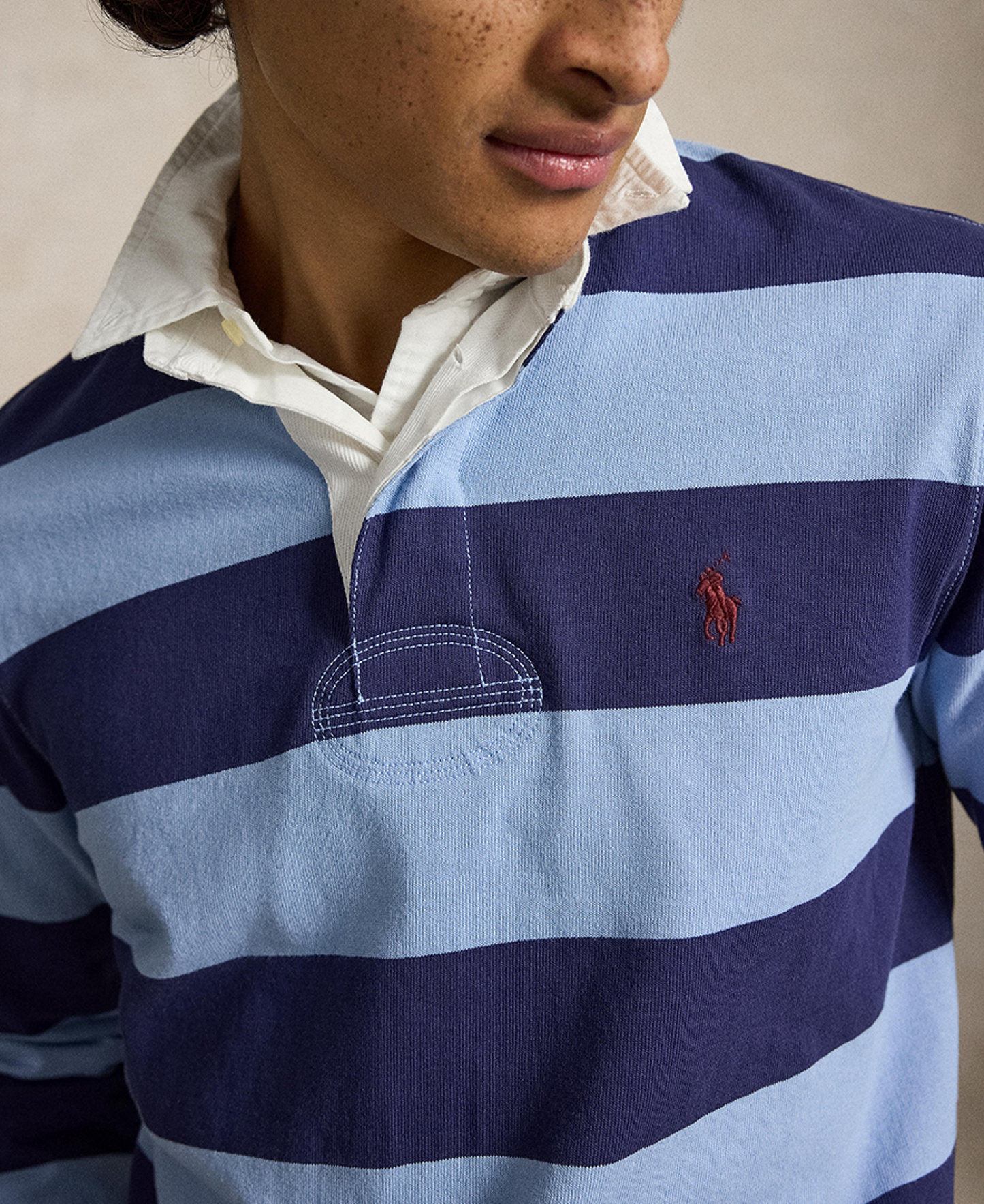 Polo Ralph Lauren Men's Iconic Rugby Classic-Fit Polo Shirt - Blue/Navy