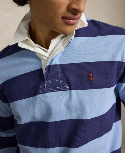 Polo Ralph Lauren Men's Iconic Rugby Classic-Fit Polo Shirt - Blue/Navy