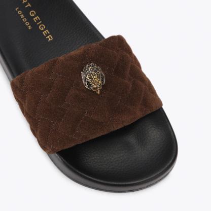 Kurt Geiger London Meena Eagle Slide - Brown - view 5
